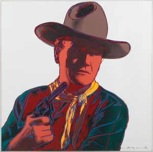 Warhol-John-Wayne-signed-print
